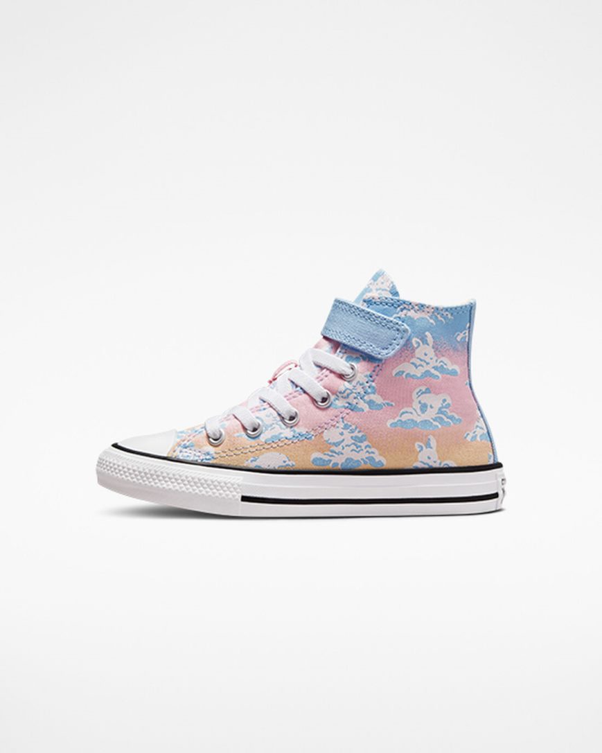 Tenisi Inalti Fete Converse Chuck Taylor All Star Easy-On Cloud Gazer Albastri Portocalii Roz | RO NGPHU718